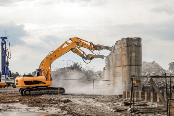 Silo Demolition in O Fallon