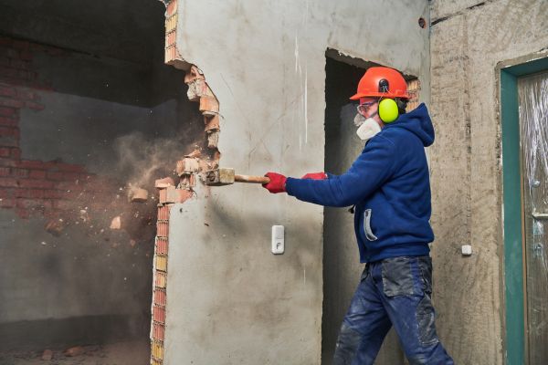 Concrete Wall Demolition in O Fallon
