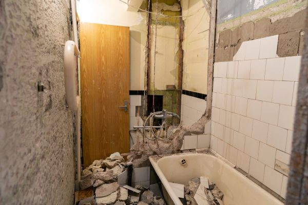 Shower Tile Demolition in O Fallon