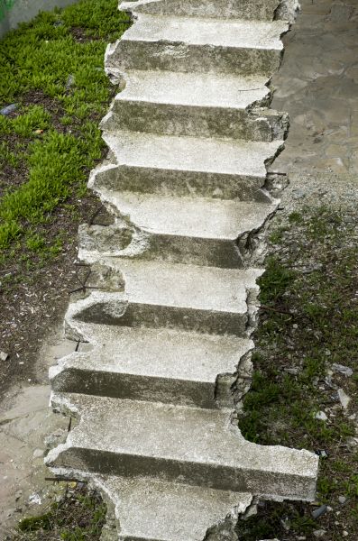 Concrete Steps Demolition in O Fallon